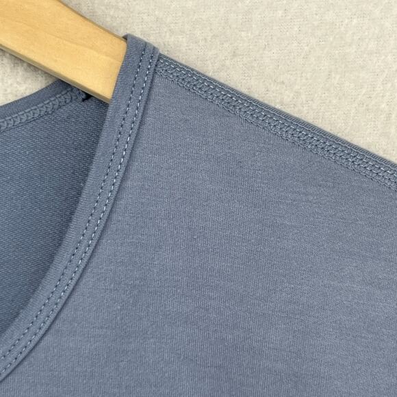 BYLT Shirt Mens XL Drop Cut Signature Premium Basics Short Sleeve S/S Atlantic - Picture 7 of 14